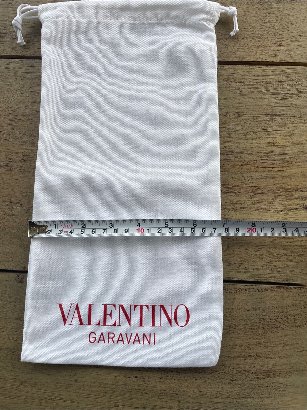 2 Valentino Garavani White Dust Bags - Picture 10 of 11